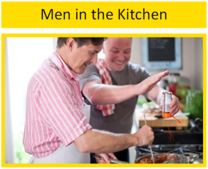 men in the kitchen
